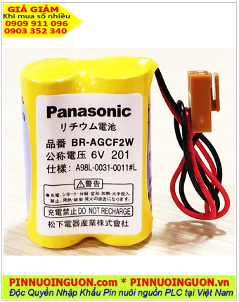 Pin FANUC A98L-0031-0011; Pin nuôi nguồn FANUC A98L-0031-0011 lithium 6v, Xuất xứ Nhật